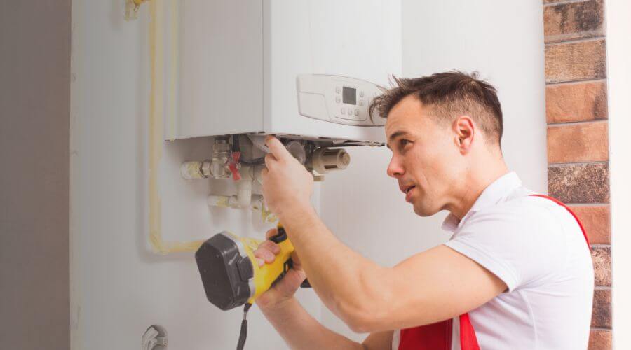 Local tankless water heater installation in Markesan, WI